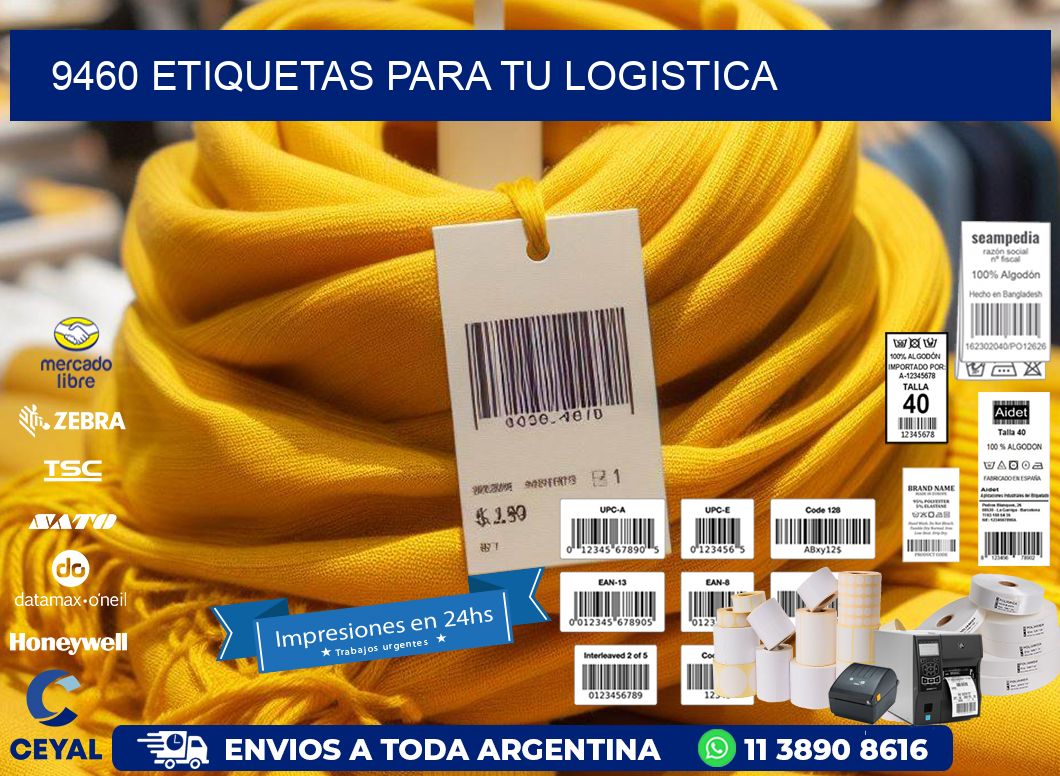 9460 etiquetas para tu logistica