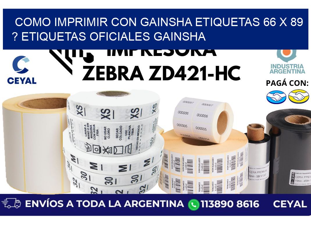 como imprimir con gainsha etiquetas 66 x 89 ? etiquetas oficiales gainsha
