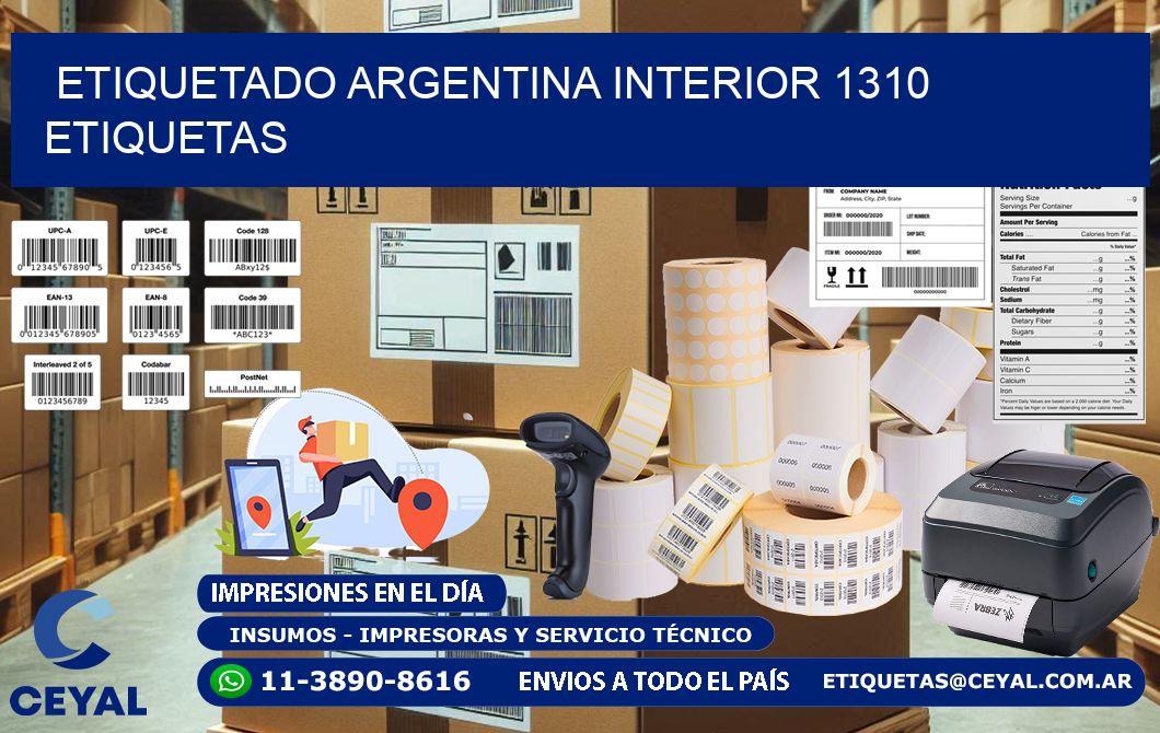 etiquetado argentina interior 1310 etiquetas