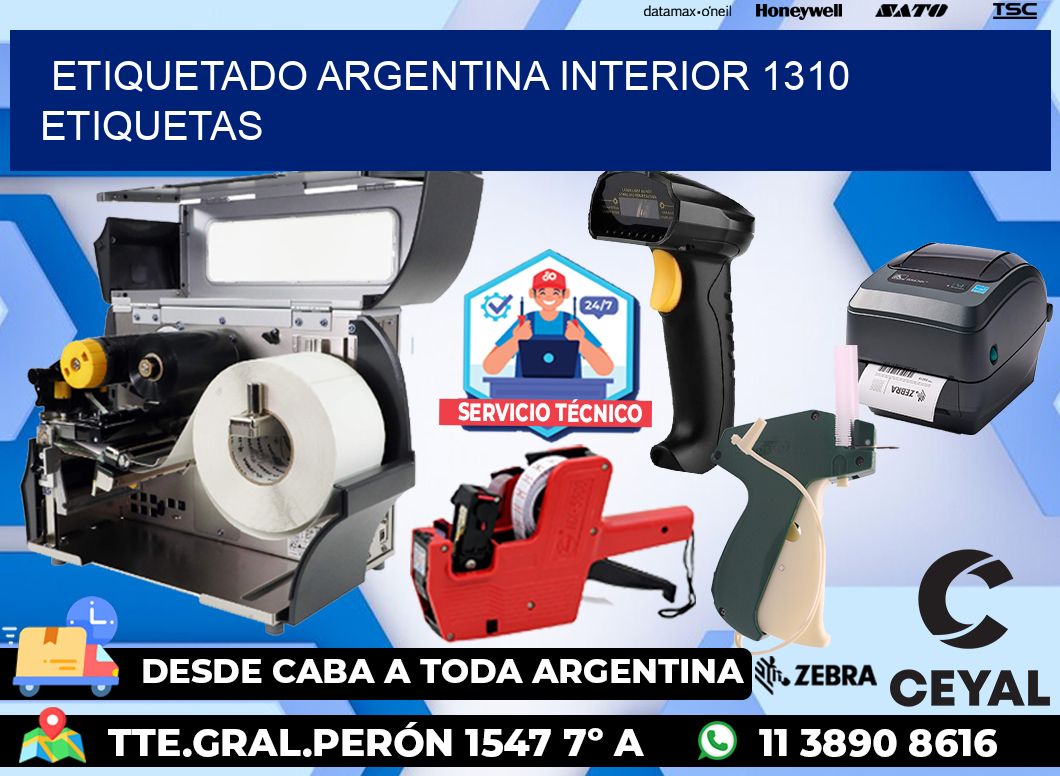etiquetado argentina interior 1310 etiquetas