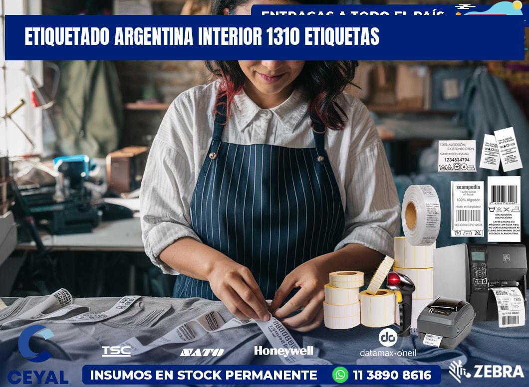 etiquetado argentina interior 1310 etiquetas