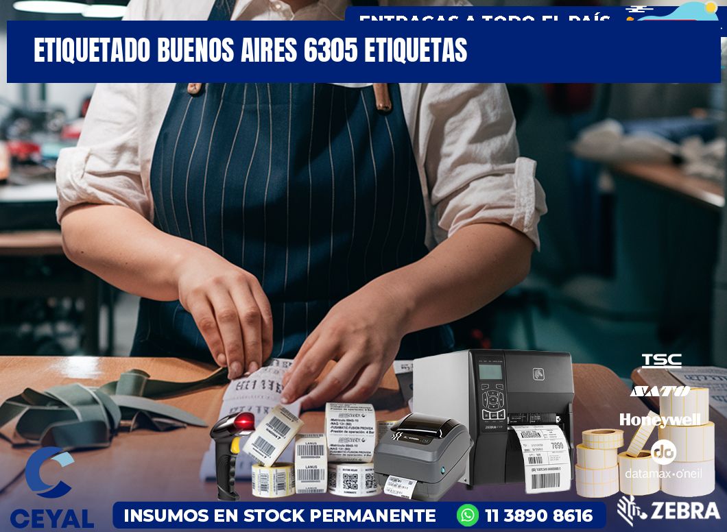 etiquetado buenos aires 6305 etiquetas