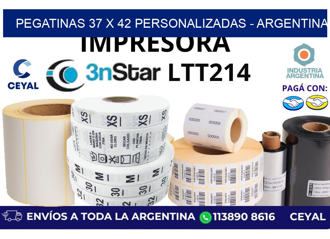 pegatinas 37 x 42 personalizadas – Argentina