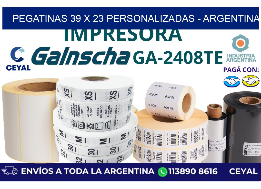 pegatinas 39 x 23 personalizadas – Argentina