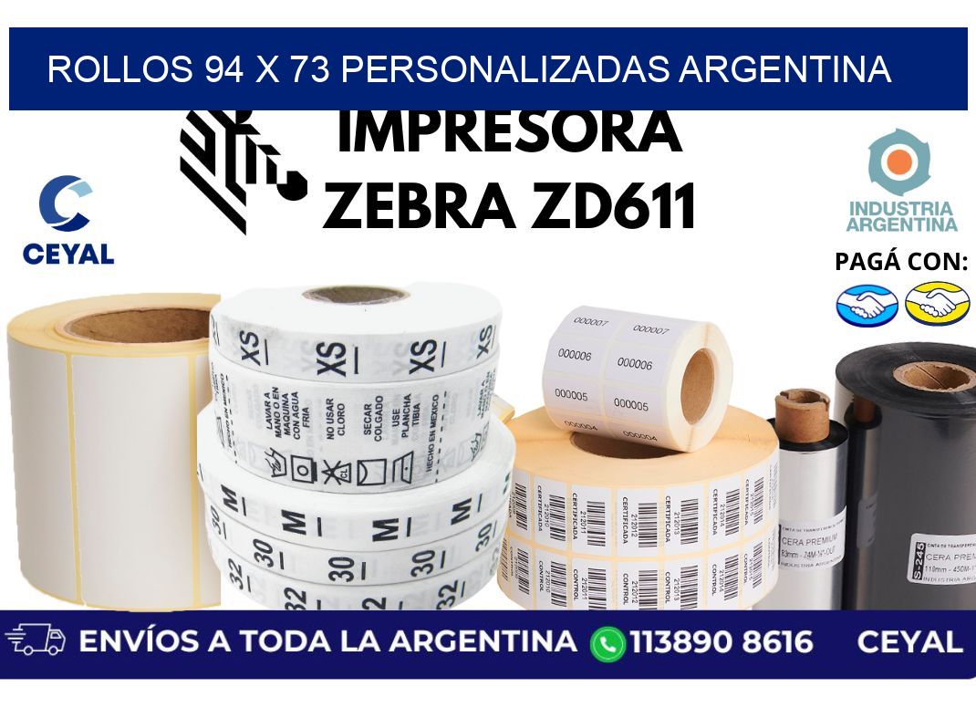 rollos 94 x 73 personalizadas argentina