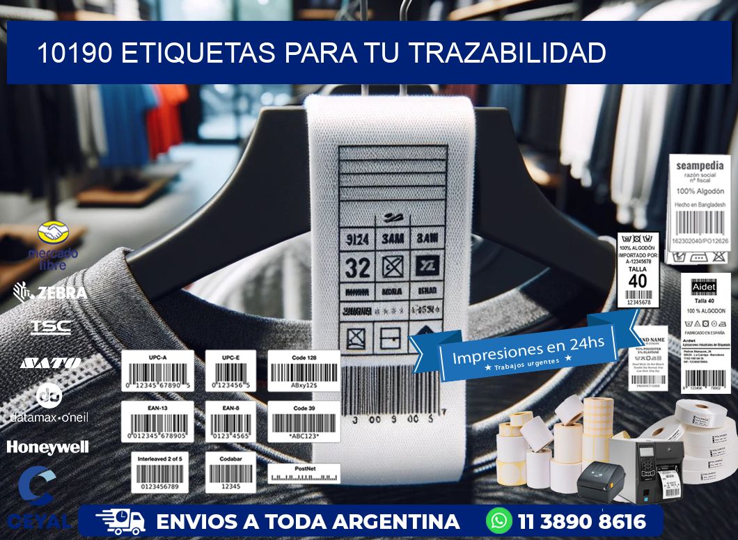 10190 etiquetas para tu trazabilidad