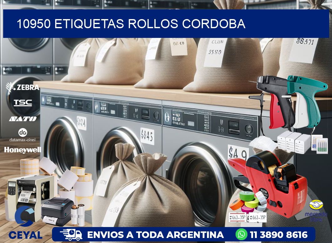 10950 etiquetas rollos CORDOBA