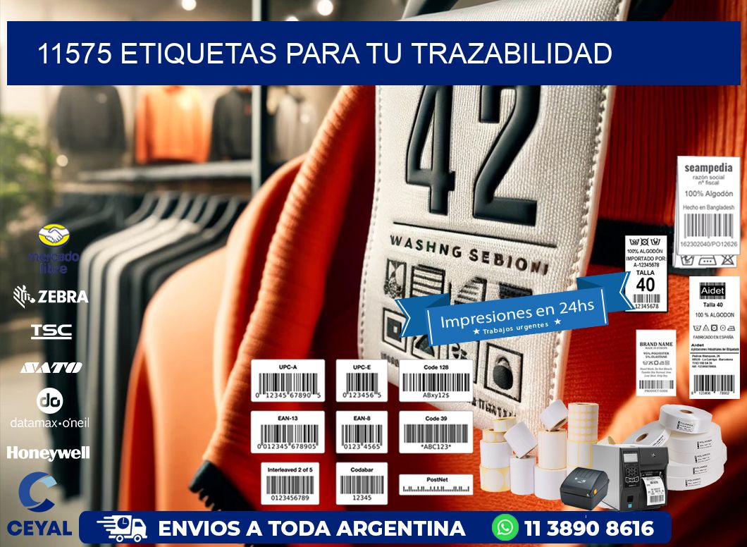 11575 etiquetas para tu trazabilidad