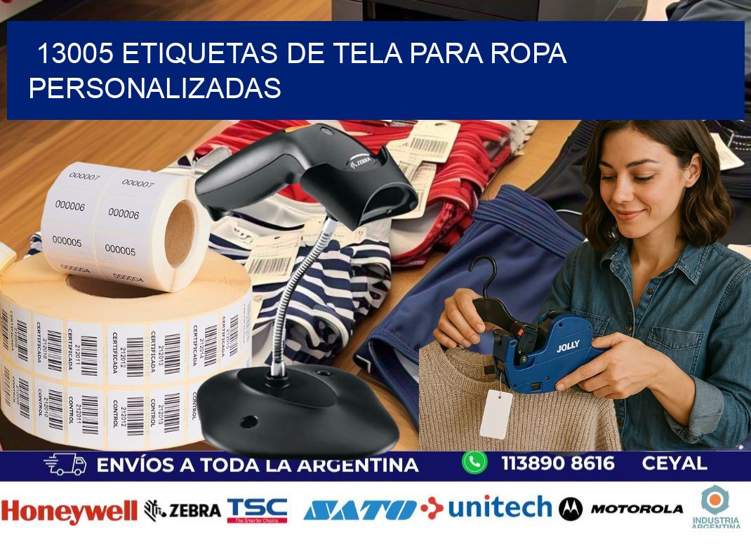 13005 Etiquetas de tela para ropa personalizadas