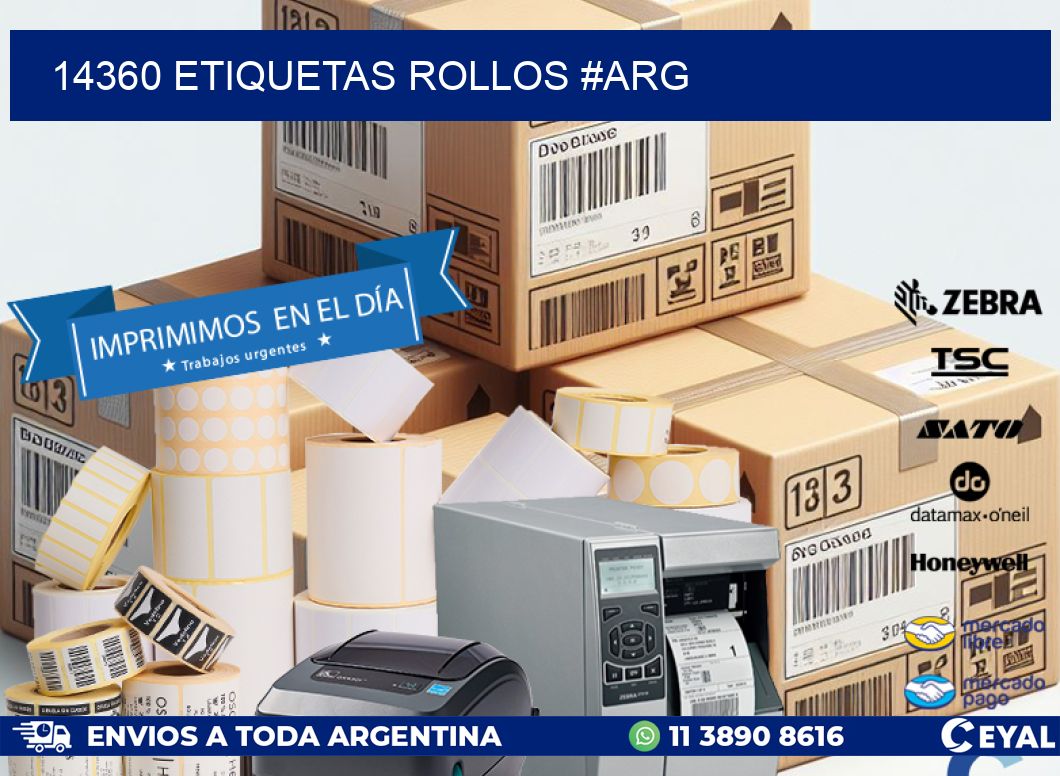 14360 etiquetas rollos #ARG