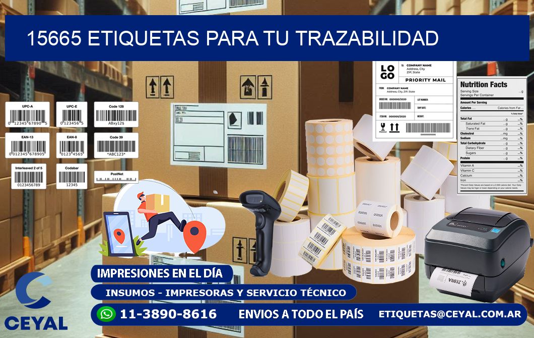 15665 etiquetas para tu trazabilidad