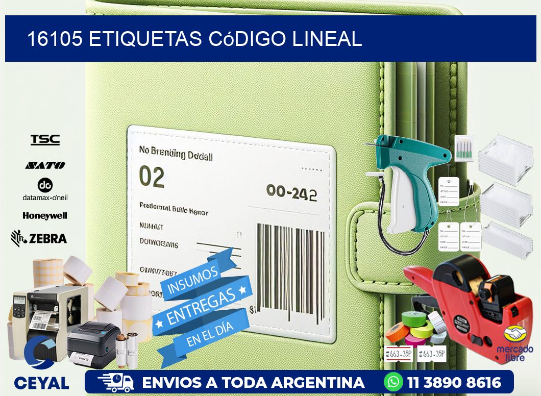 16105 Etiquetas código lineal