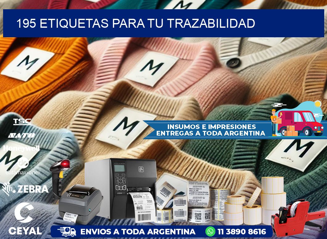 195 etiquetas para tu trazabilidad