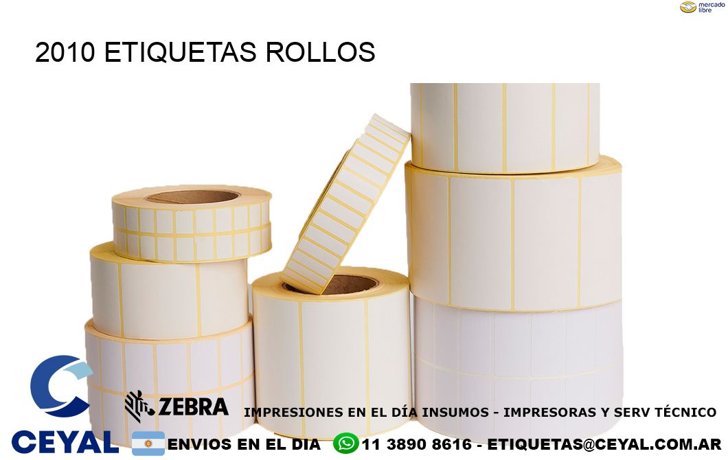 2010 etiquetas rollos