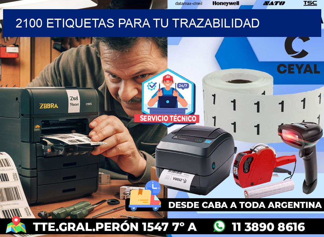 2100 etiquetas para tu trazabilidad