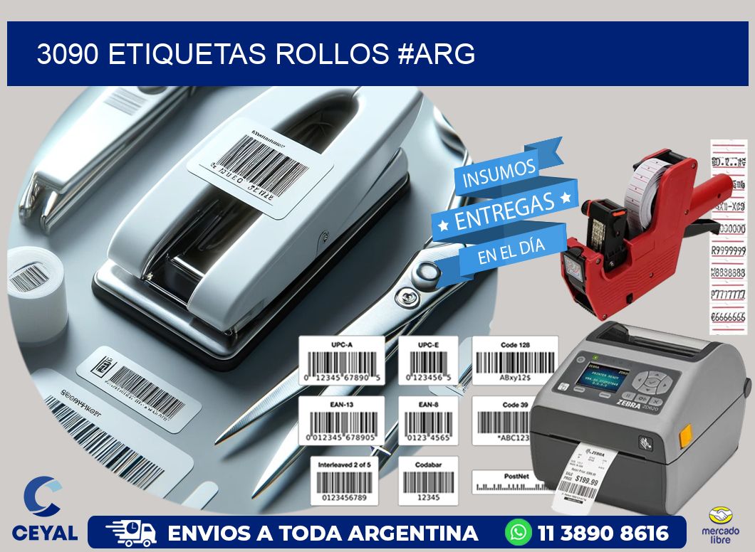 3090 etiquetas rollos #ARG