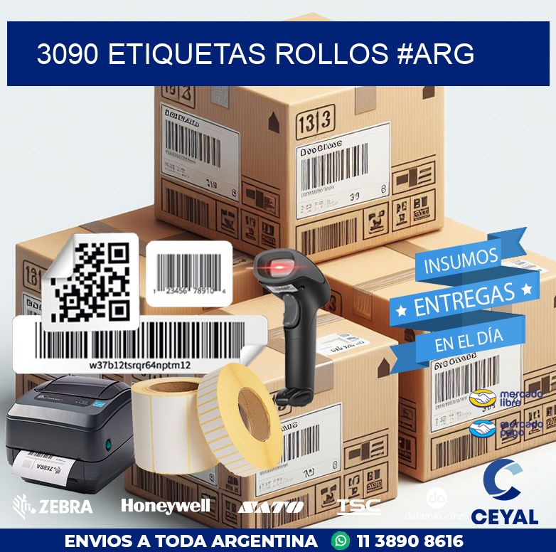 3090 etiquetas rollos #ARG