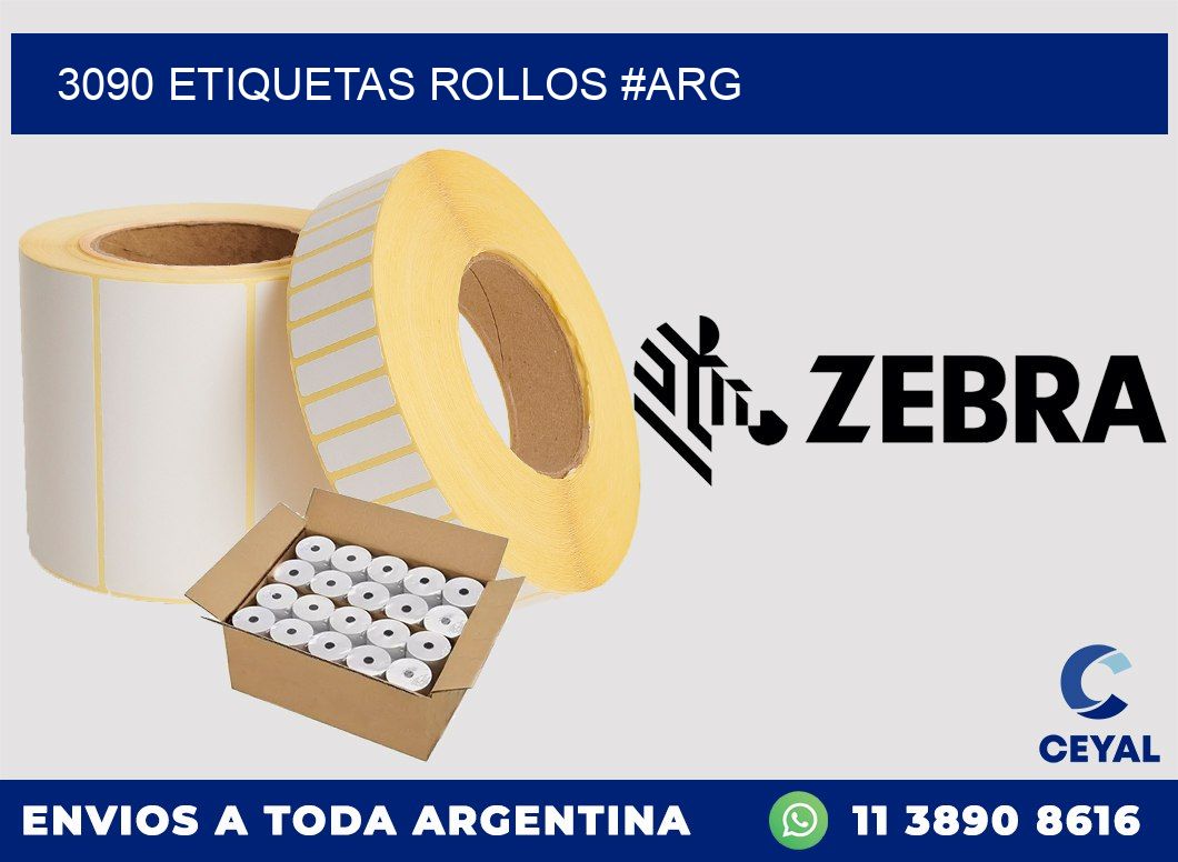 3090 etiquetas rollos #ARG