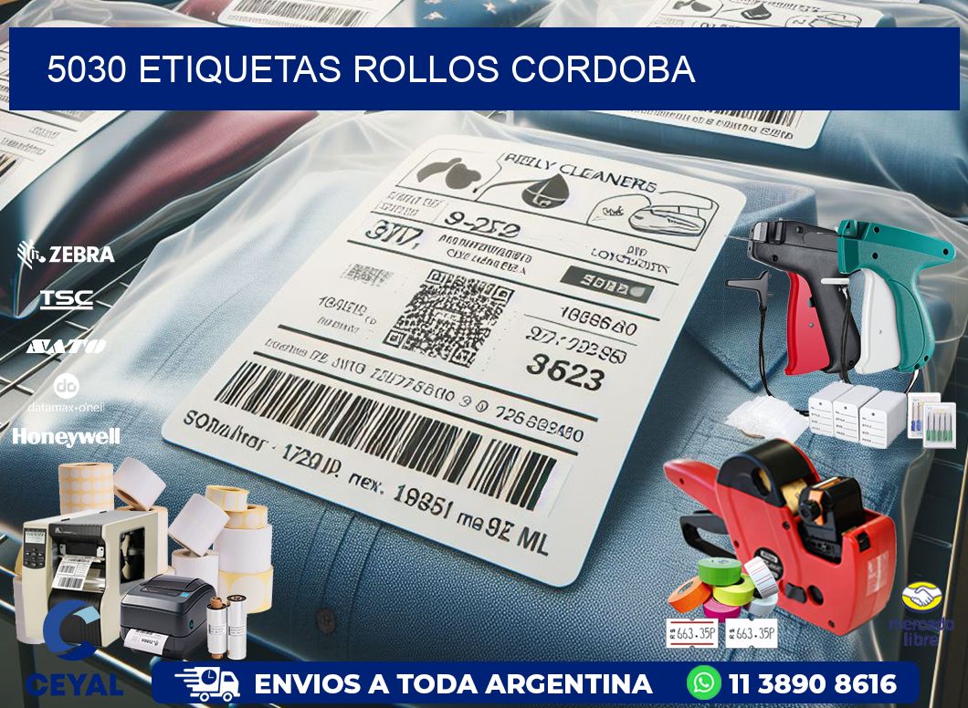 5030 etiquetas rollos CORDOBA