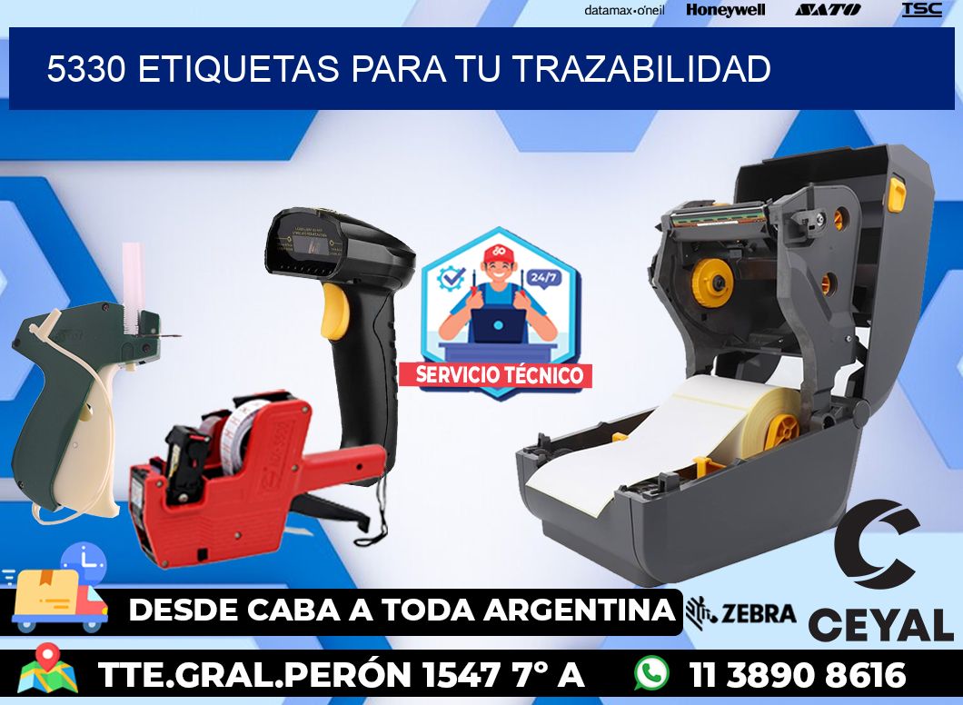 5330 etiquetas para tu trazabilidad
