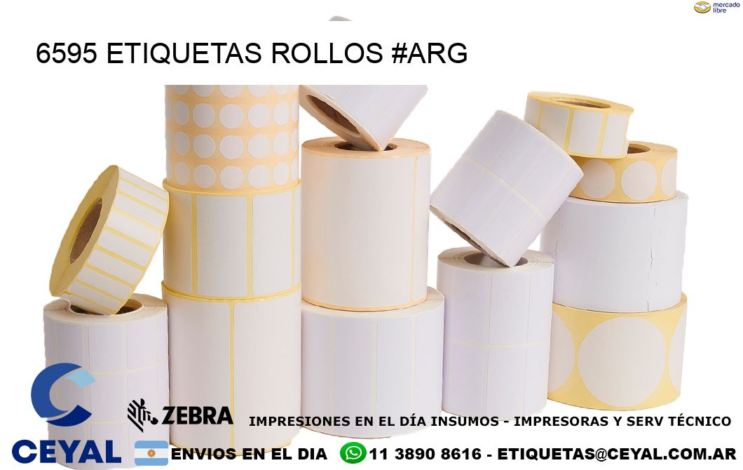 6595 etiquetas rollos #ARG