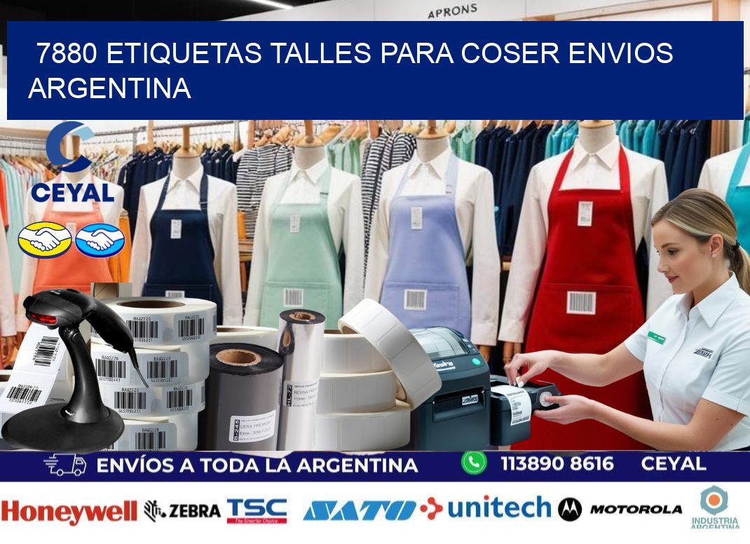 7880 ETIQUETAS TALLES PARA COSER ENVIOS ARGENTINA
