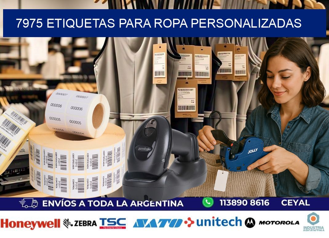 7975 Etiquetas para ropa personalizadas