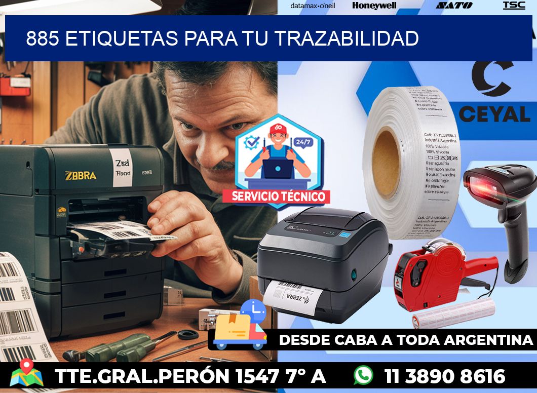 885 etiquetas para tu trazabilidad