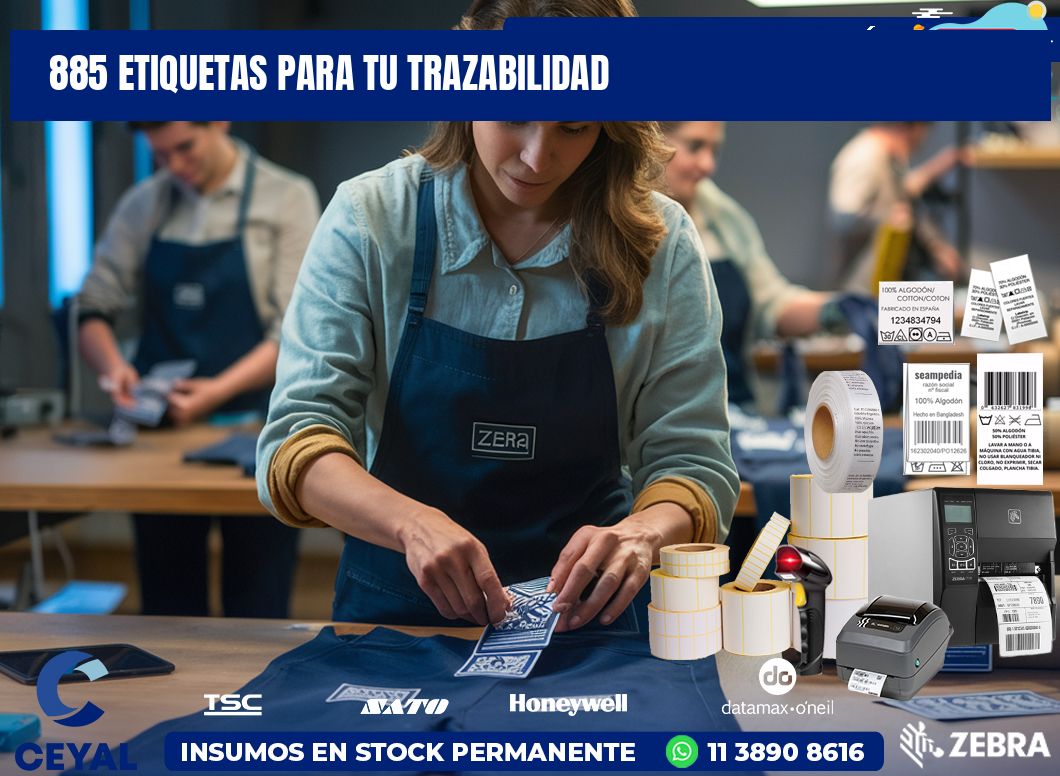 885 etiquetas para tu trazabilidad
