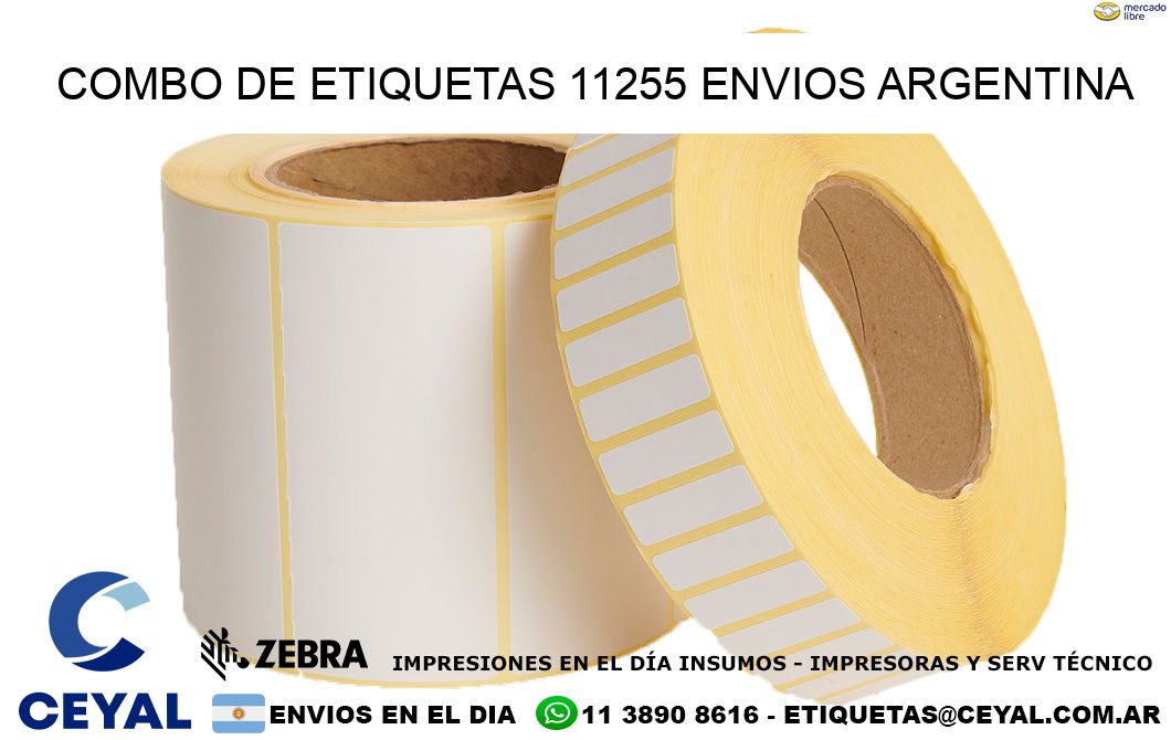 Combo de etiquetas 11255 ENVIOS ARGENTINA