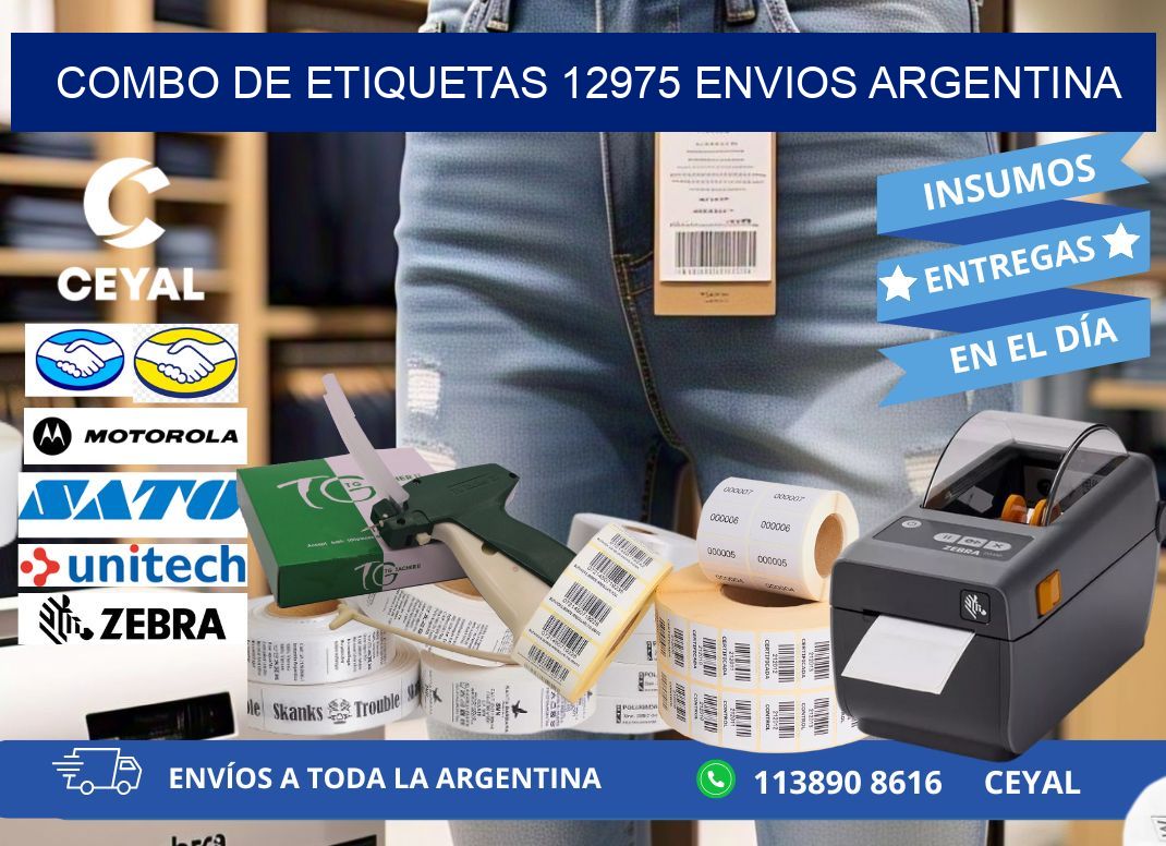Combo de etiquetas 12975 ENVIOS ARGENTINA