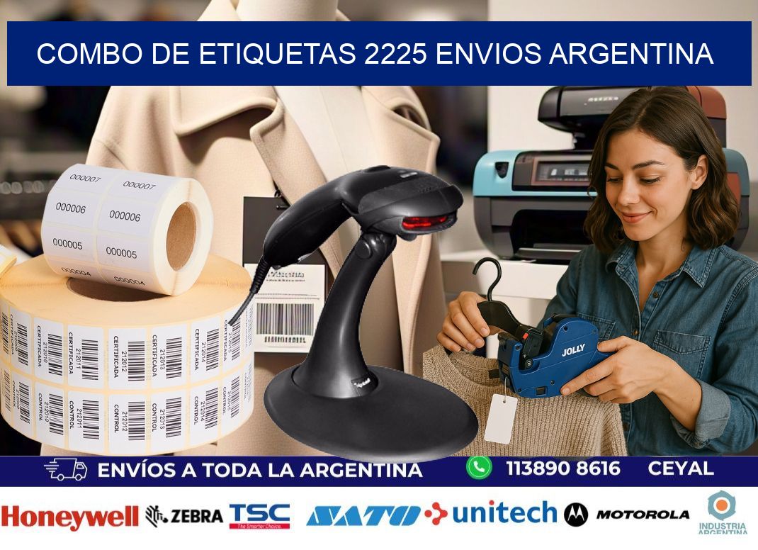 Combo de etiquetas 2225 ENVIOS ARGENTINA