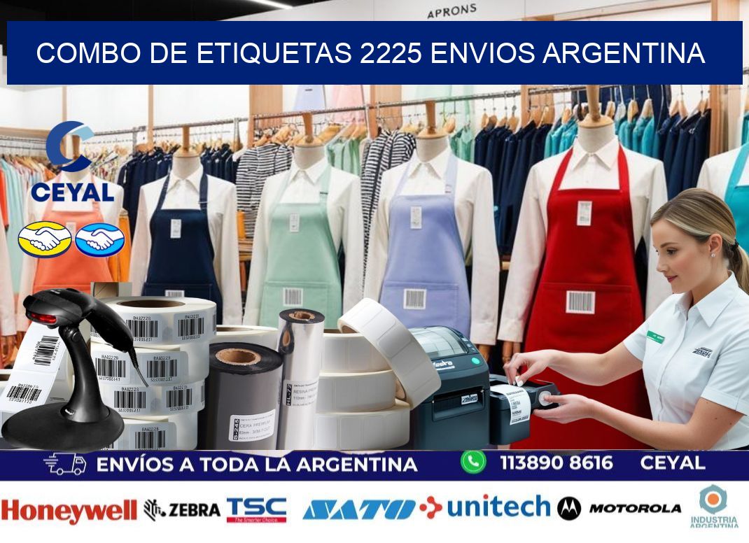 Combo de etiquetas 2225 ENVIOS ARGENTINA