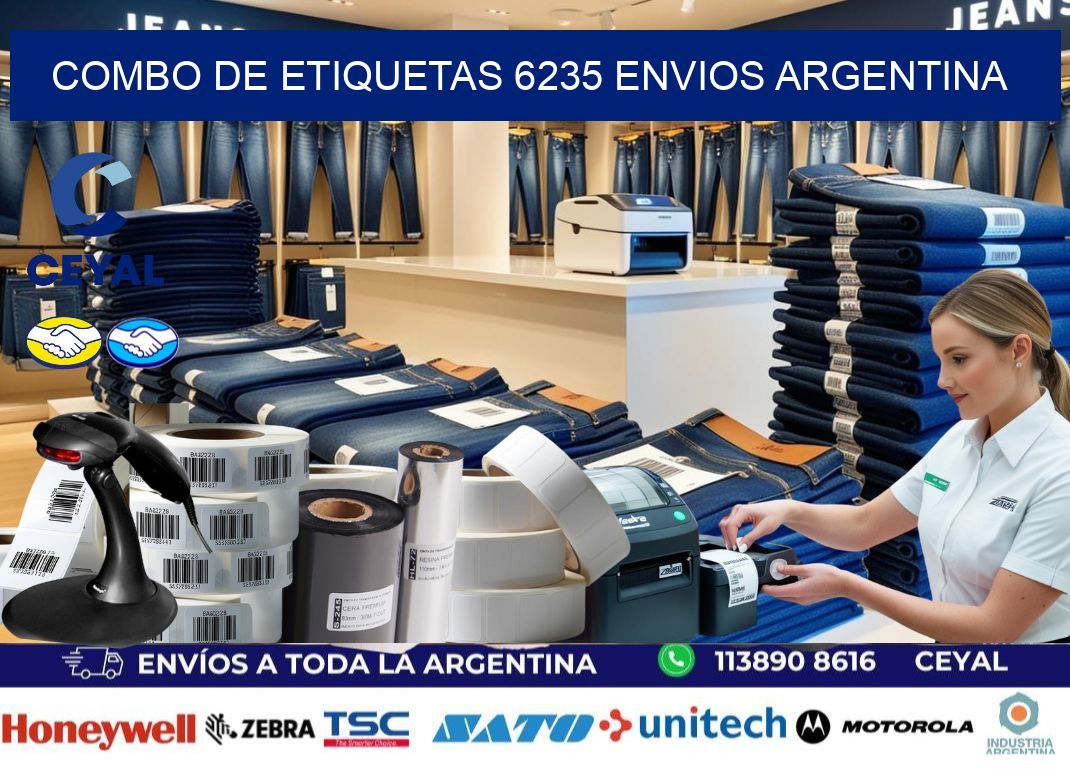Combo de etiquetas 6235 ENVIOS ARGENTINA