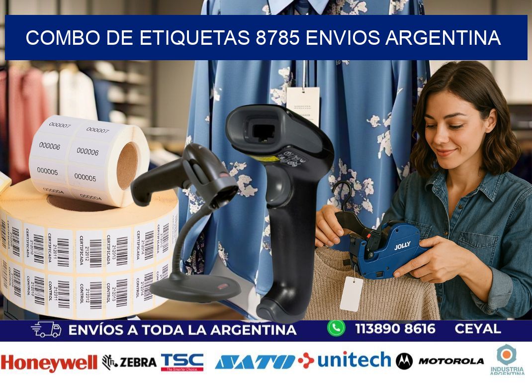 Combo de etiquetas 8785 ENVIOS ARGENTINA