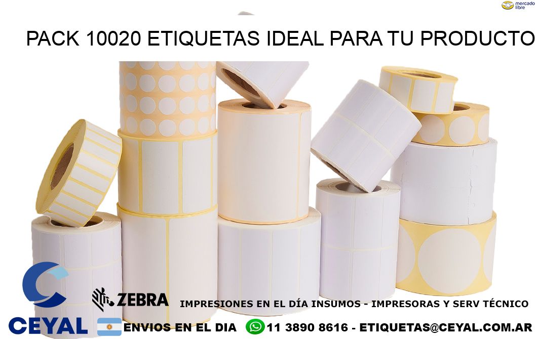 Pack 10020 etiquetas ideal para tu producto