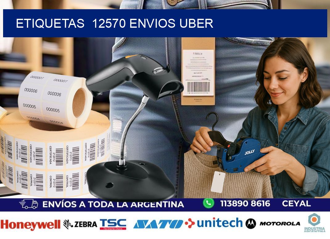 etiquetas  12570 ENVIOS UBER