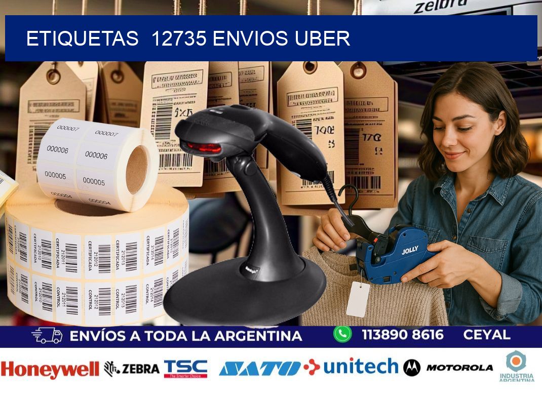etiquetas  12735 ENVIOS UBER