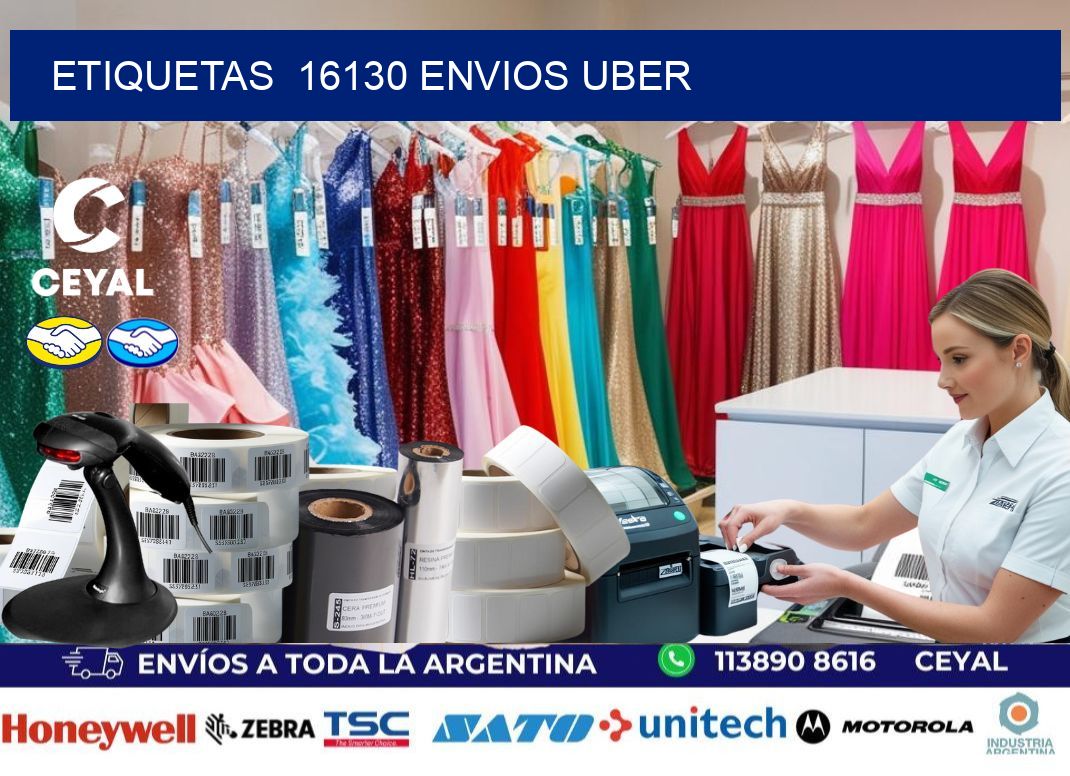 etiquetas  16130 ENVIOS UBER