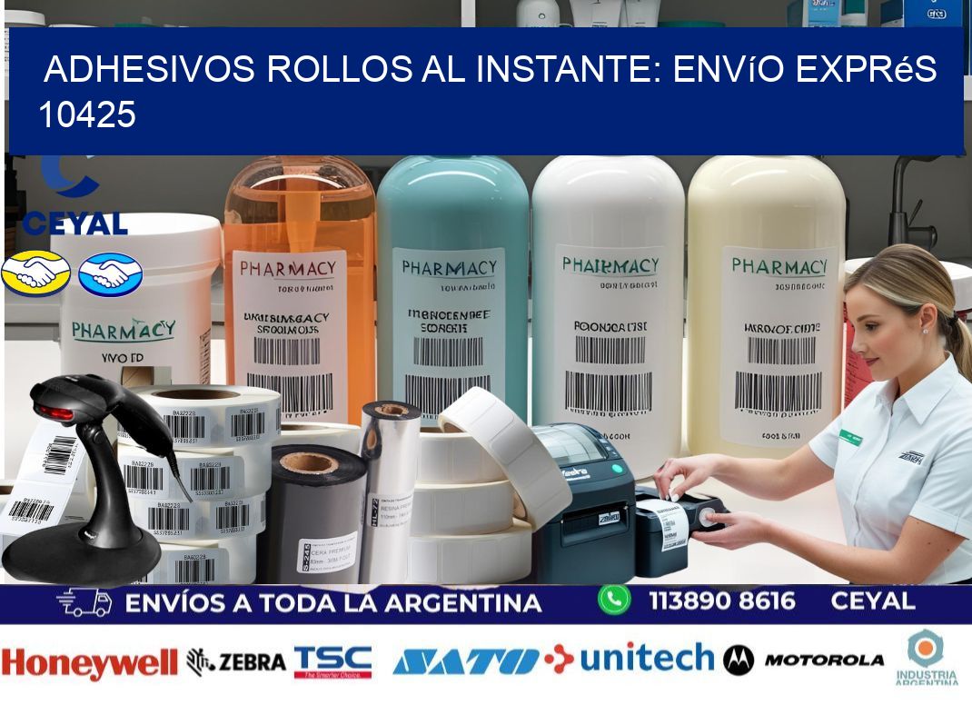 Adhesivos rollos al Instante: Envío Exprés 10425