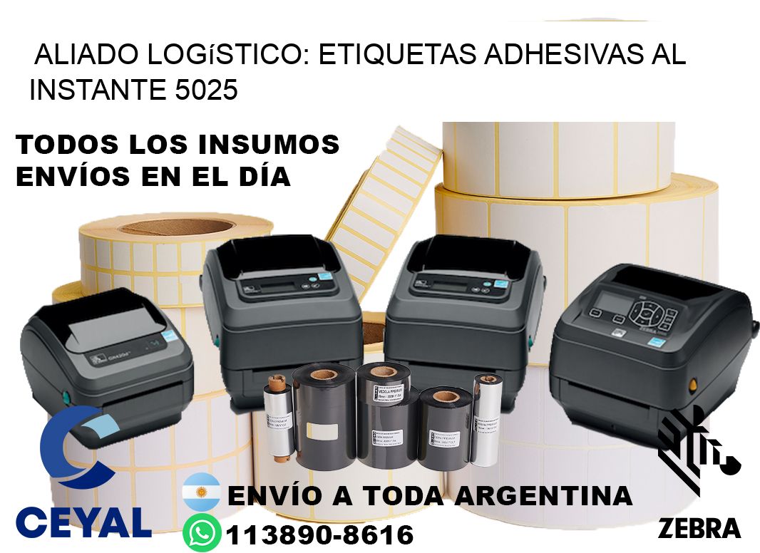 Aliado Logístico: Etiquetas Adhesivas al Instante 5025