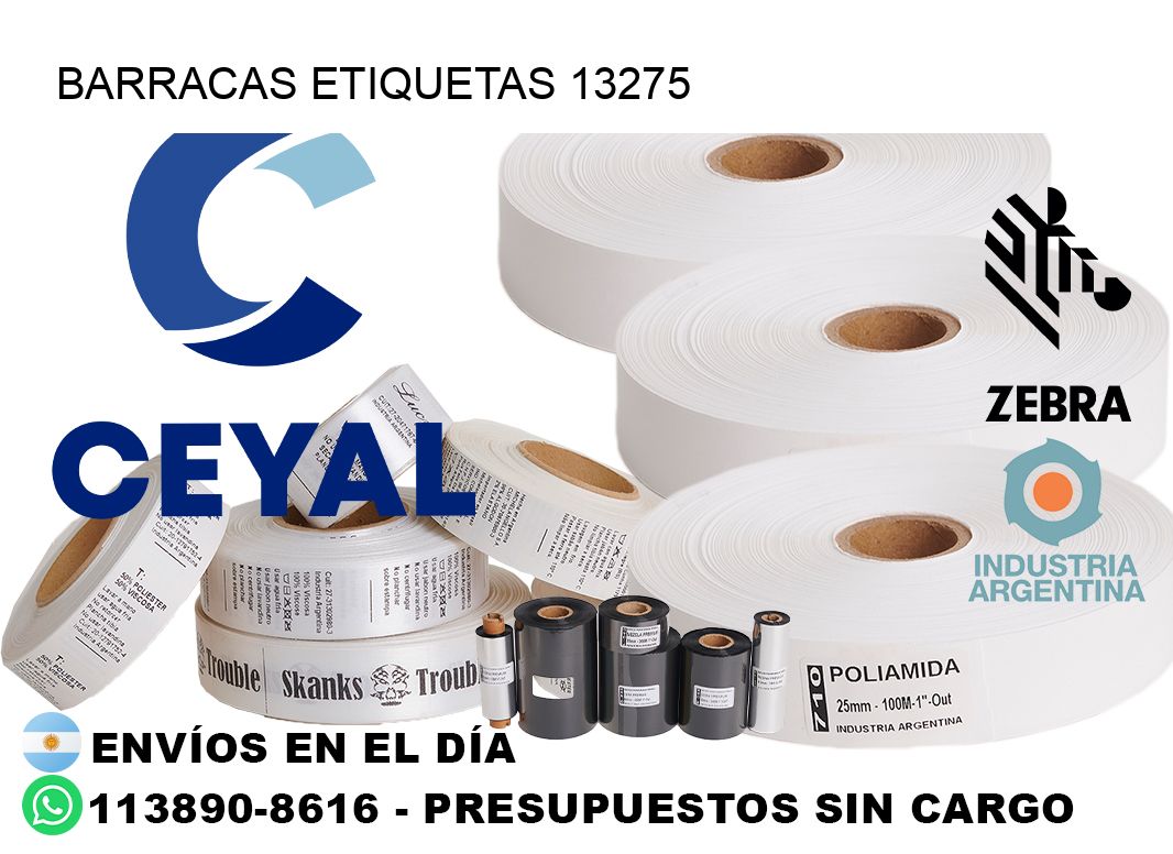 Barracas etiquetas 13275