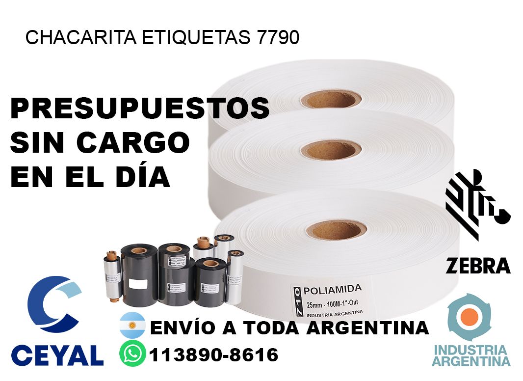 Chacarita etiquetas 7790