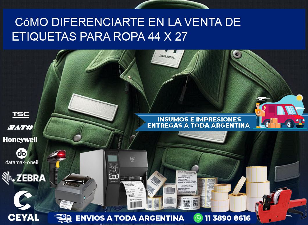 Cómo Diferenciarte en la Venta de Etiquetas para Ropa 44 x 27