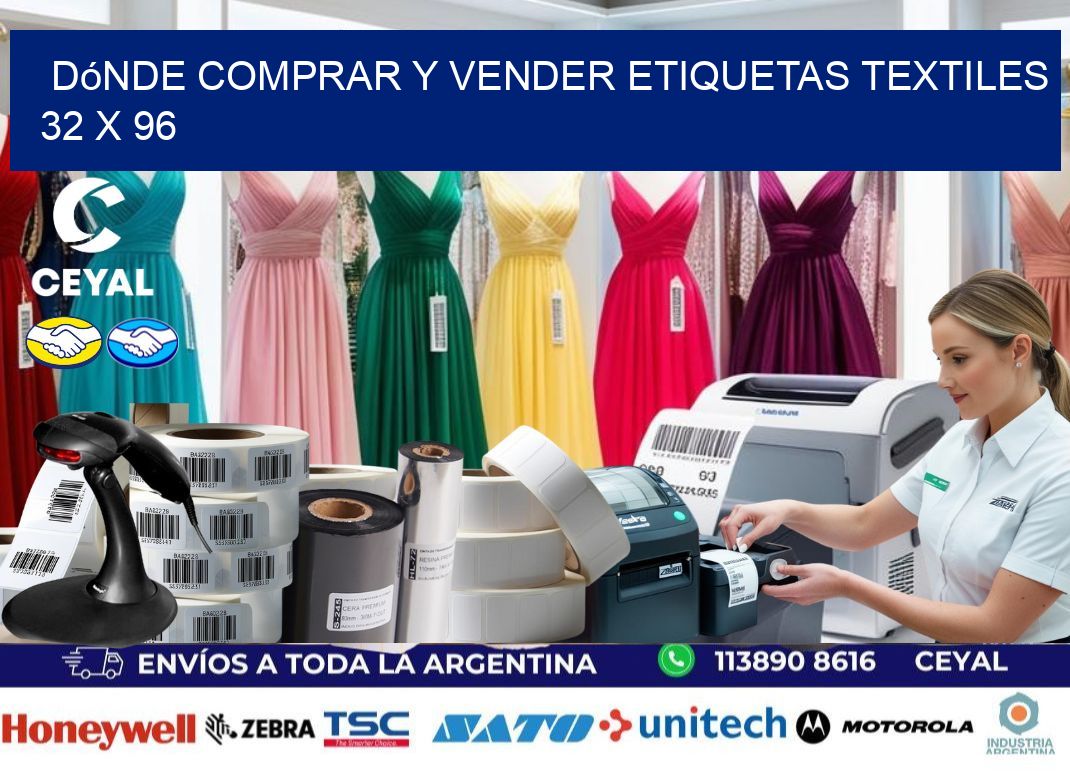 Dónde Comprar y Vender Etiquetas Textiles 32 x 96