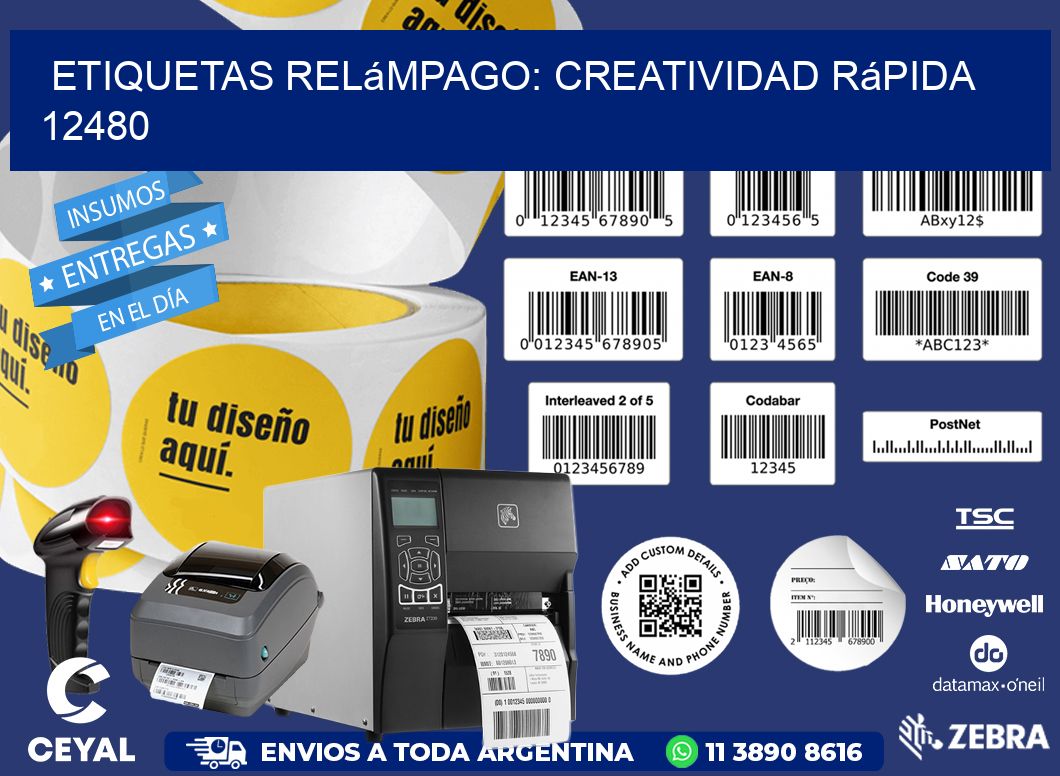 Etiquetas Relámpago: Creatividad Rápida 12480