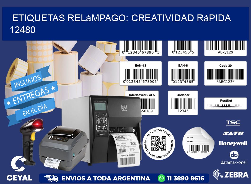 Etiquetas Relámpago: Creatividad Rápida 12480