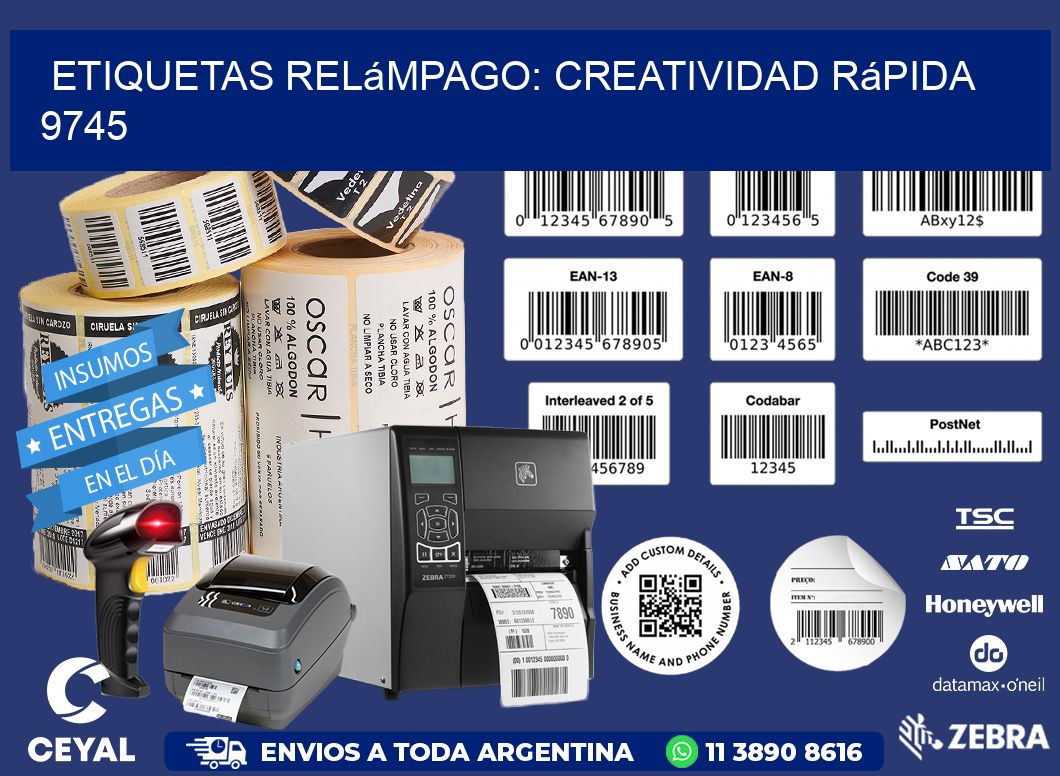 Etiquetas Relámpago: Creatividad Rápida 9745