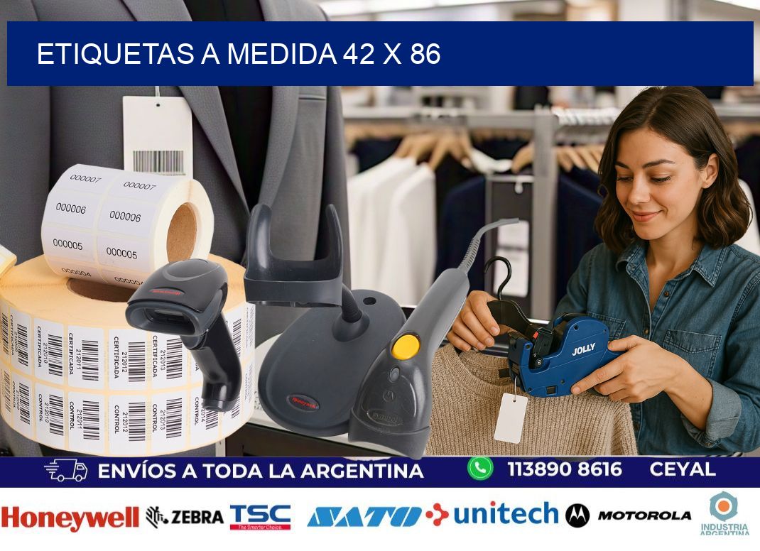 Etiquetas a medida 42 x 86