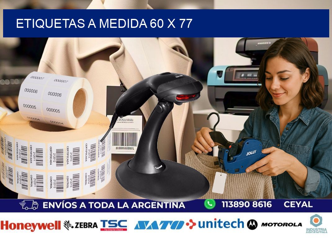 Etiquetas a medida 60 x 77